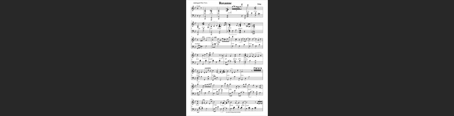 Roxanne unplugged Version